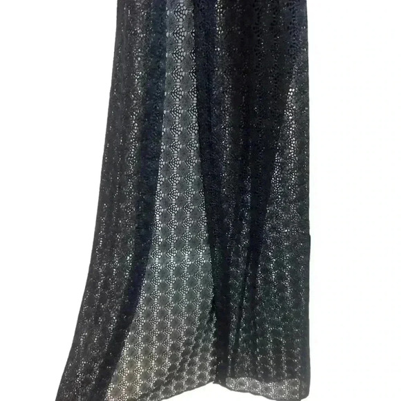 Becca Black Swim Cover Up Pants Large NWT - Picture 2 of 4